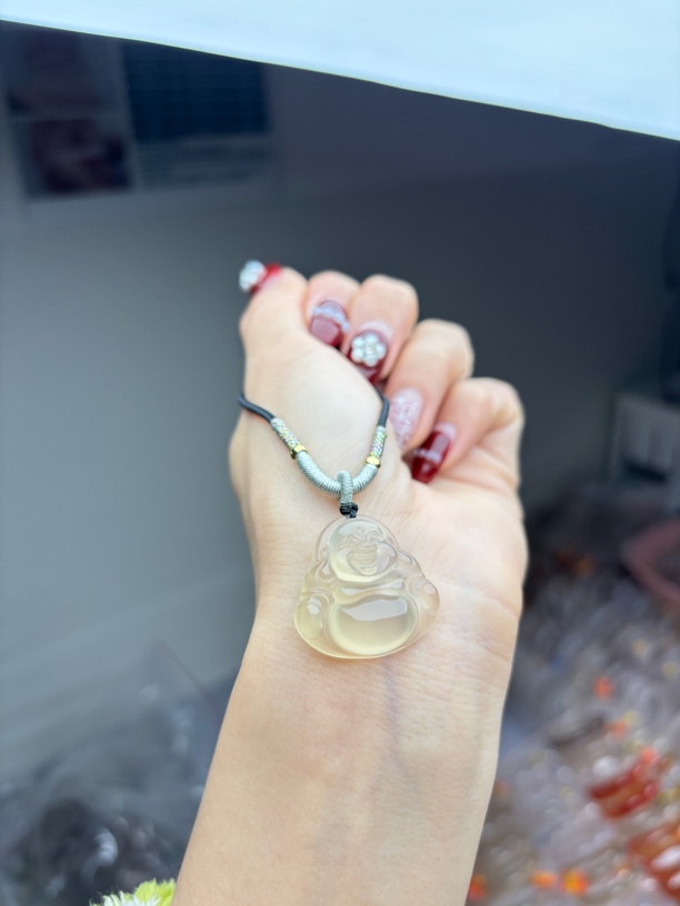 天然玛瑙玉髓大肚佛