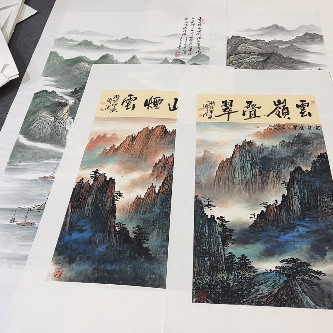 用***3国画ZH精品国画作品