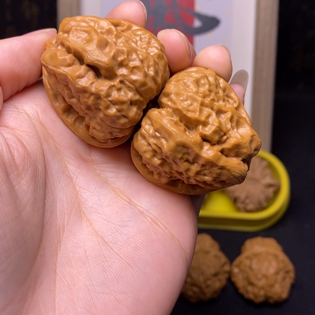 胖***虎吊坠文玩核桃蛤蟆40