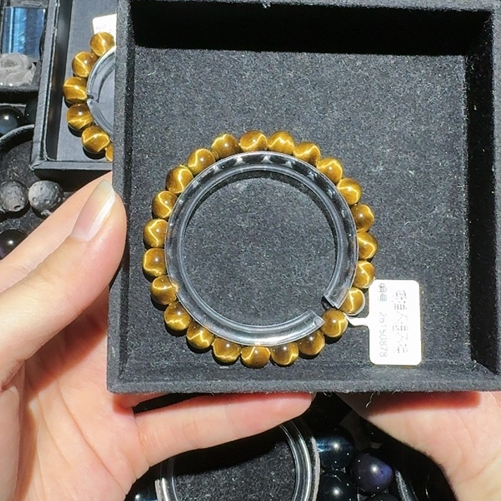 豆***）木变石未镶嵌手链