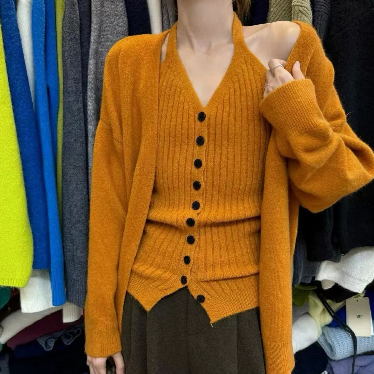 【海南珍珍】新品韩版百搭上衣两件套 231