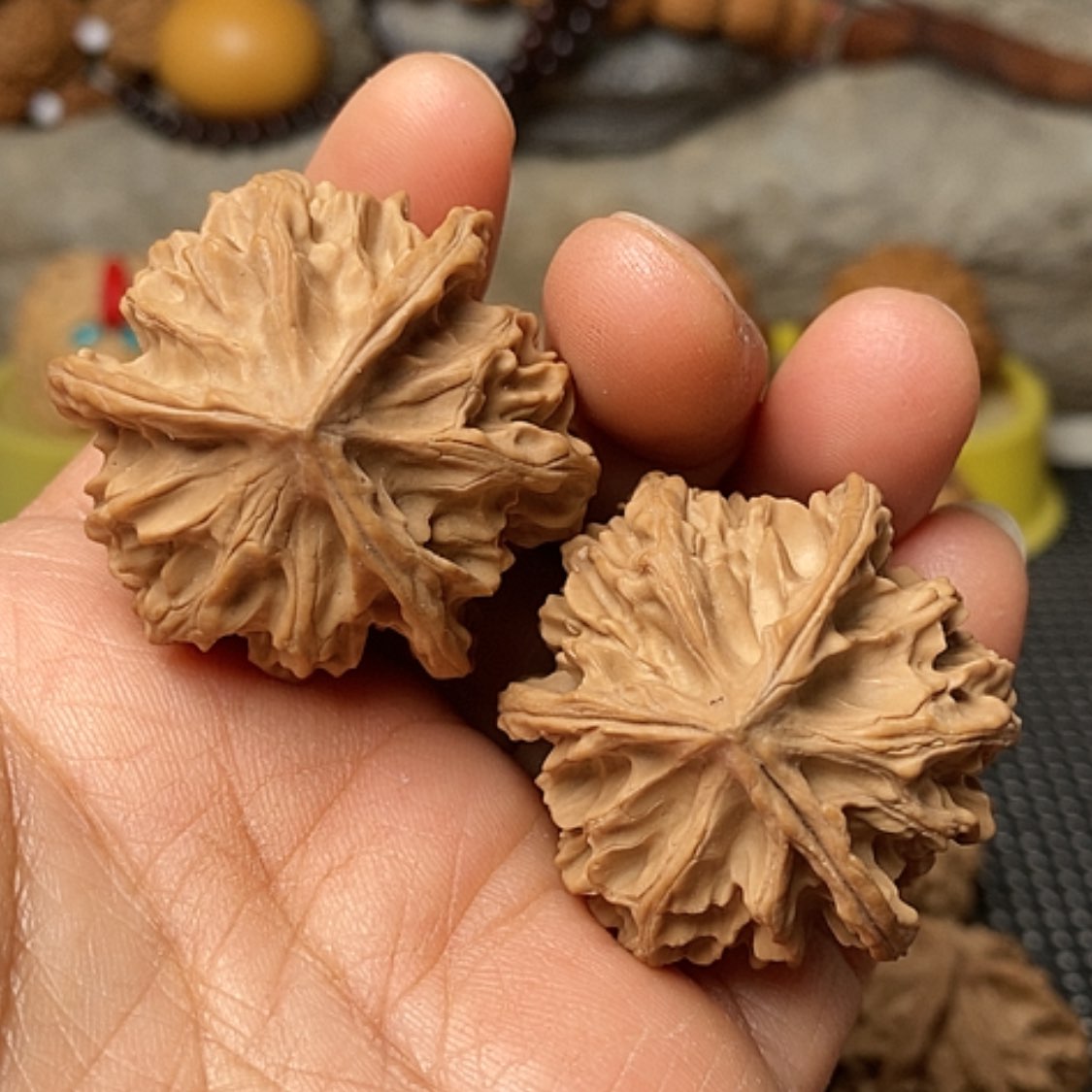 【闪购商品】把件文玩核桃三棱正奔全品