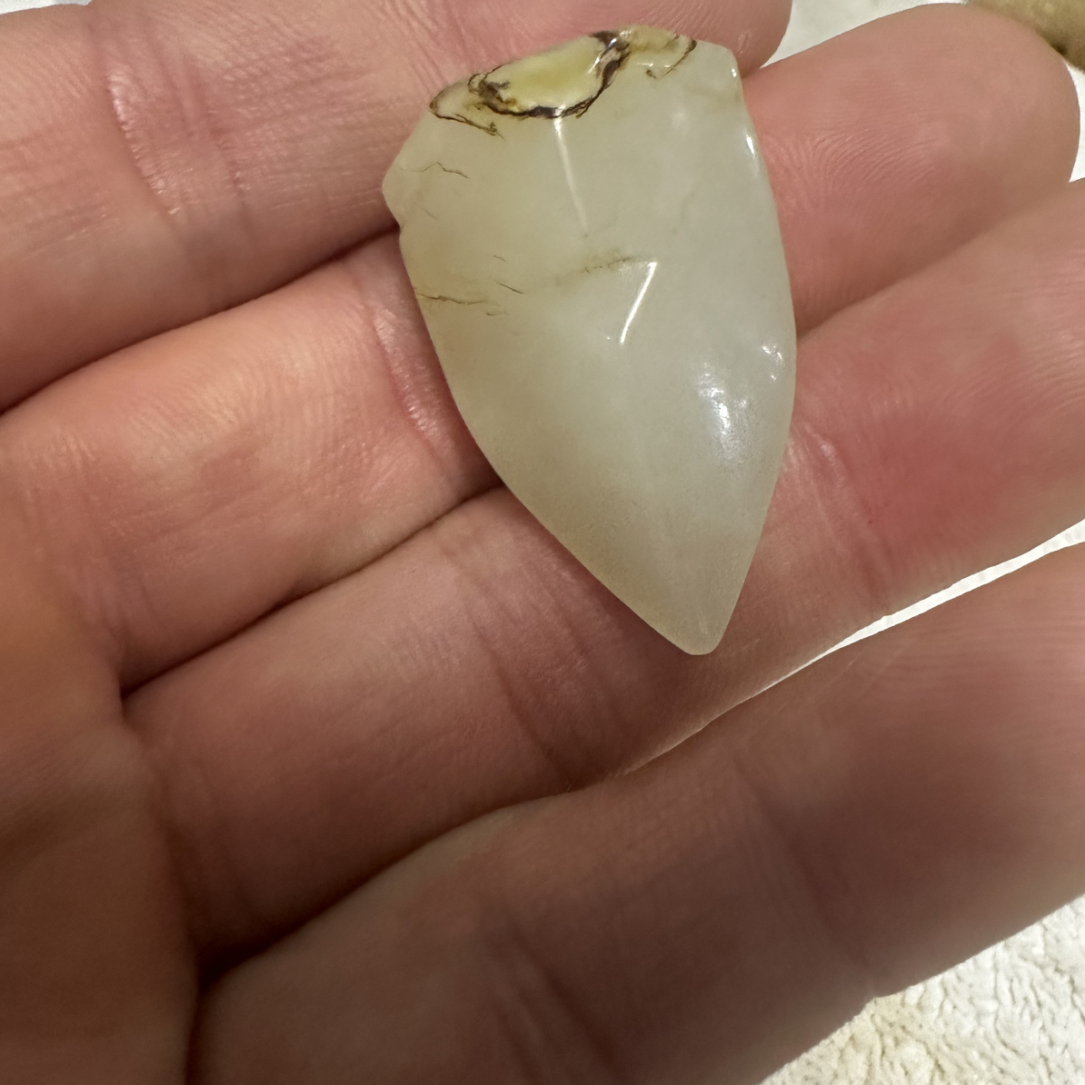 和田玉，蝉，包浆自然，