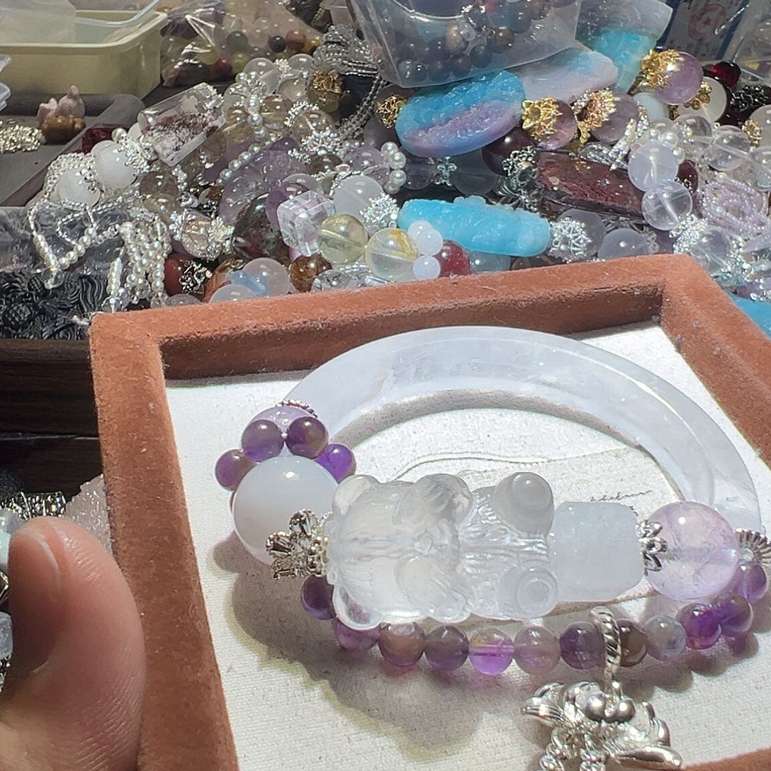 未镶嵌水晶手链水晶手链