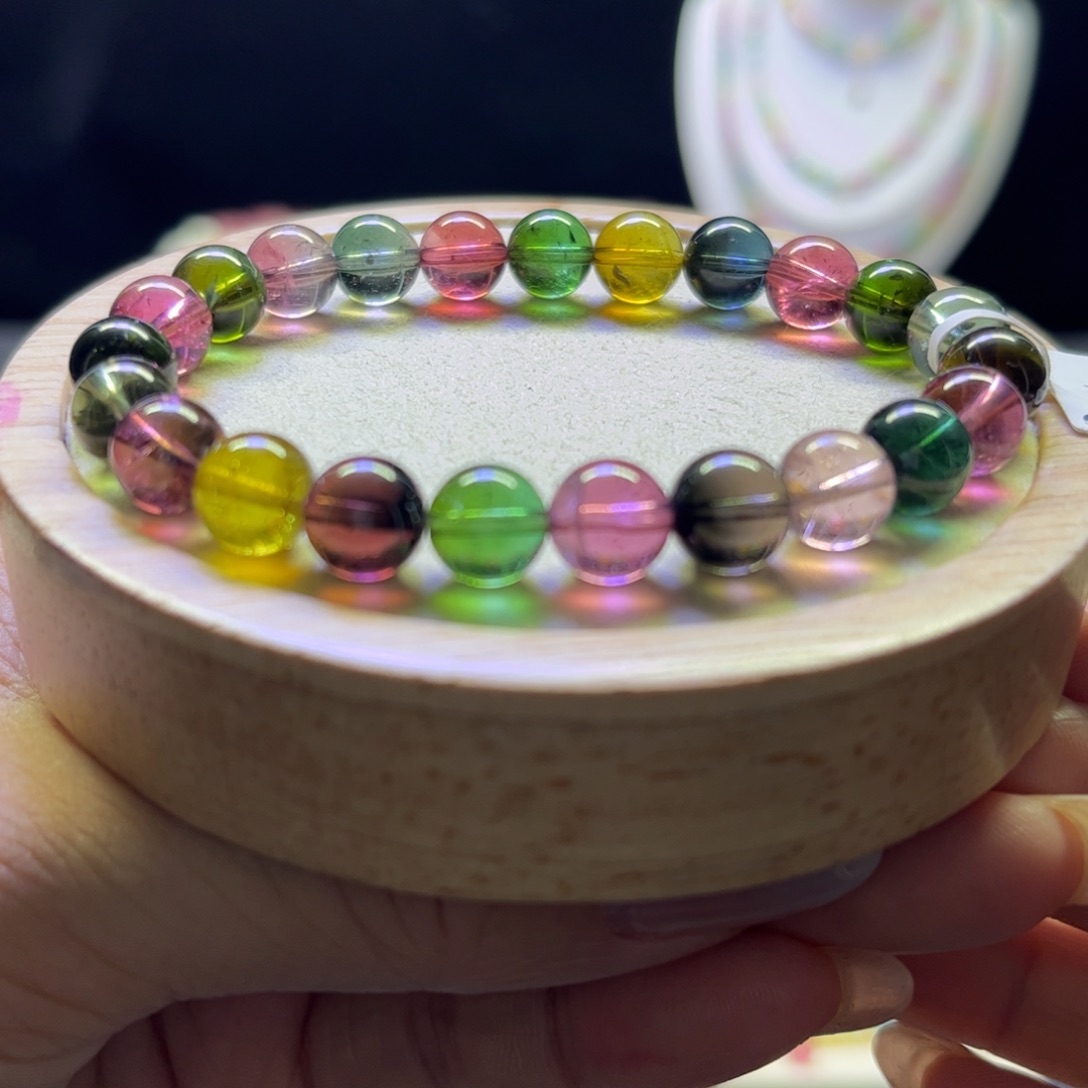 手链未镶嵌碧玺糖果8.4mm