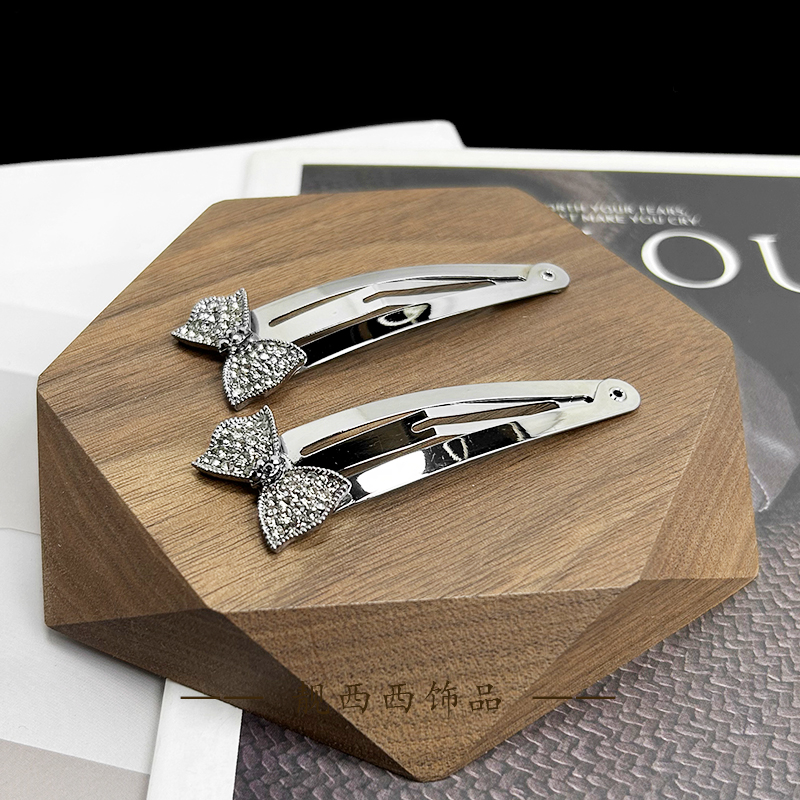 【LXX靓西西】7038 休闲蝴蝶结百搭6.6厘米BB夹一对装