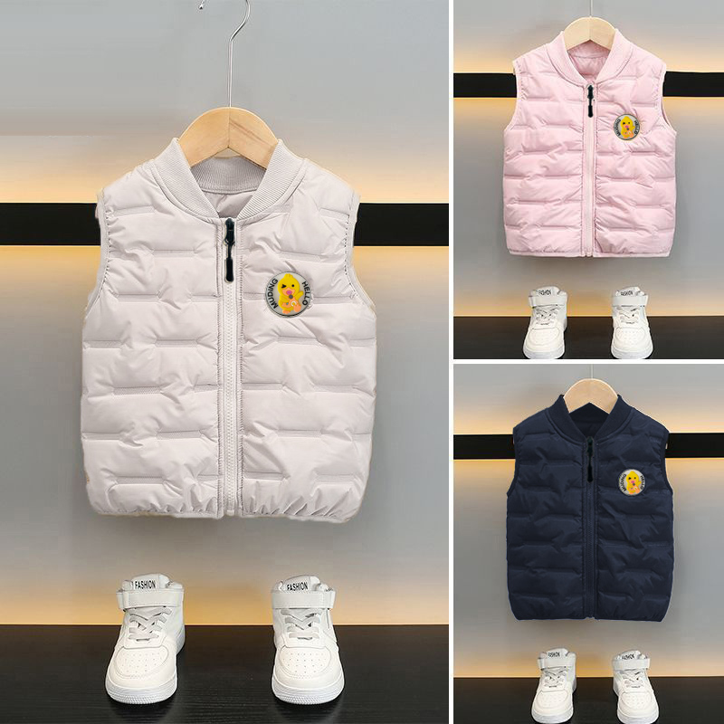 2025新款户外马甲中小童儿童马甲亲子装外穿内搭坎肩背心卡通洋气