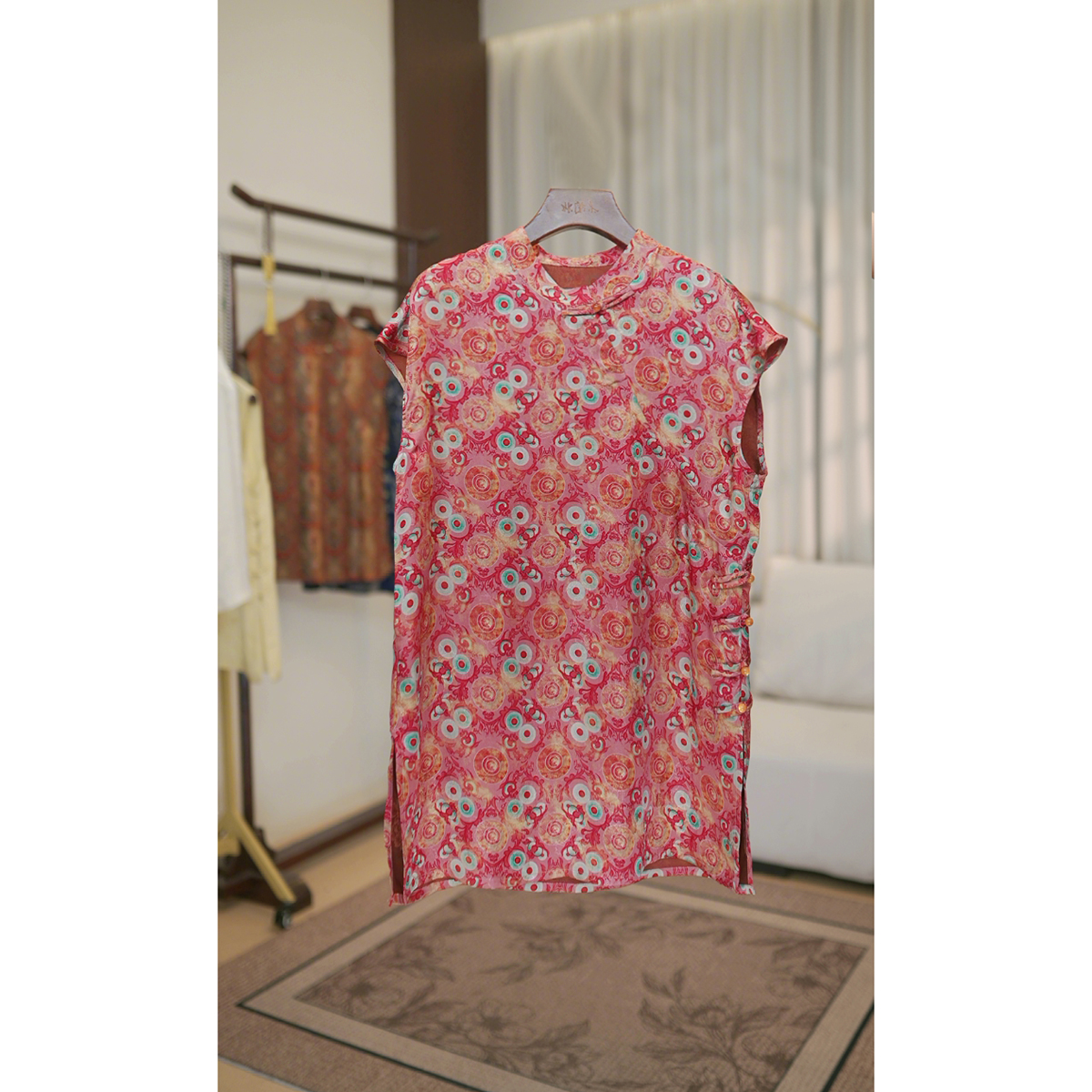 【甜荔】新中式国风改良奥黛女夏小个子年轻款高级感上衣女