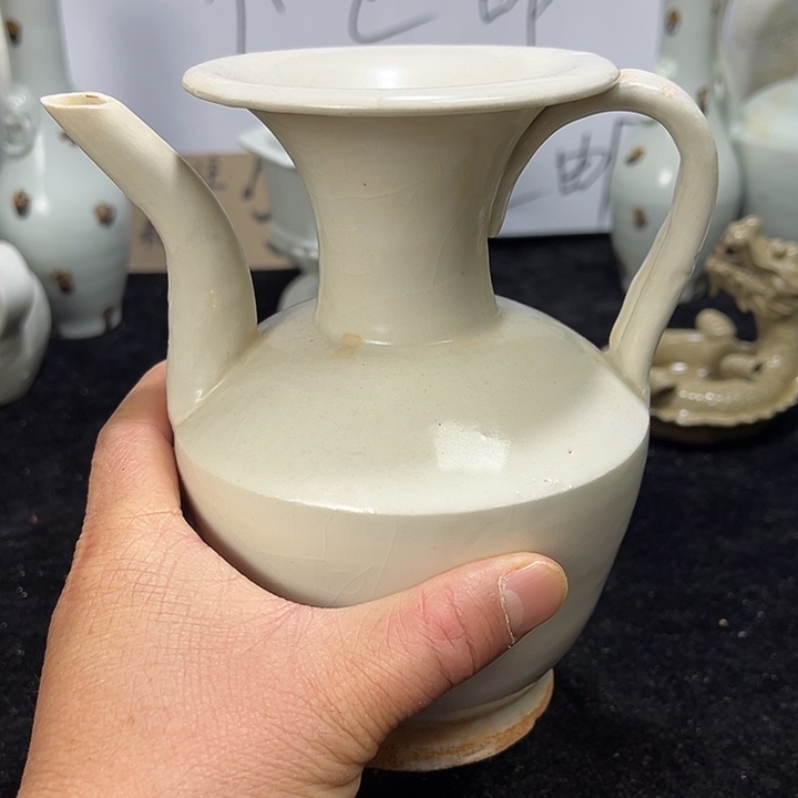 陶其他将乐窑酒壶