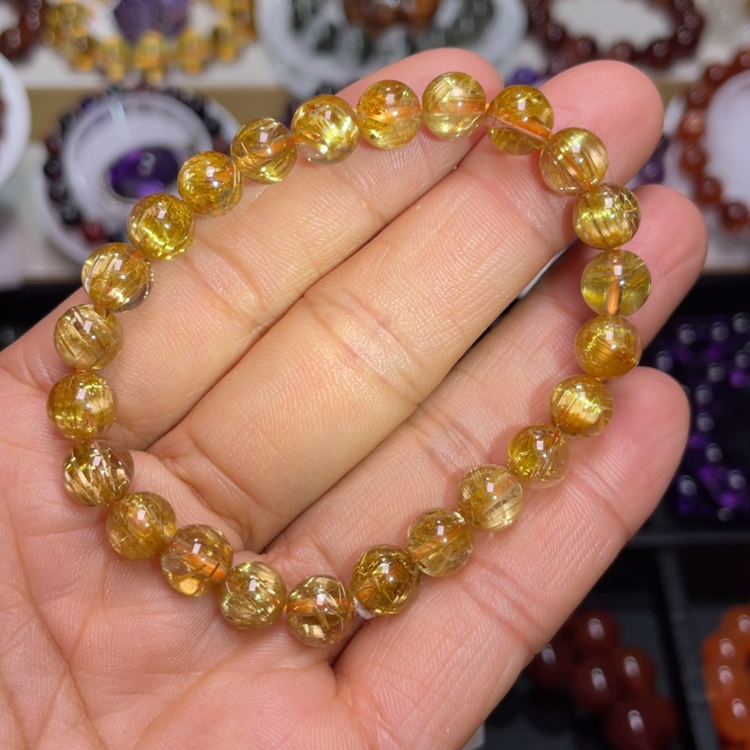 水晶手链未镶嵌钛晶