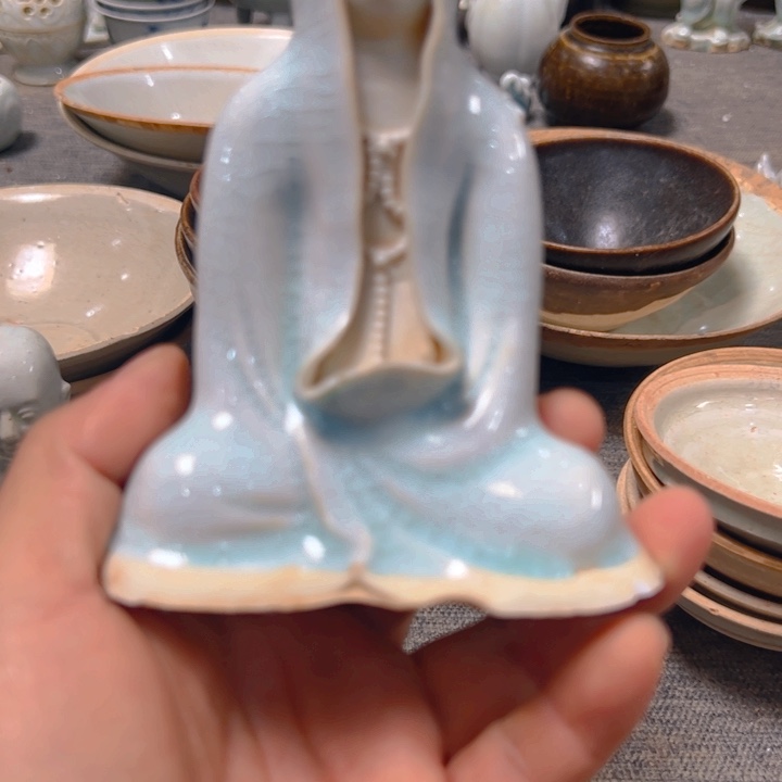 盖碗真*湖田窑完整不