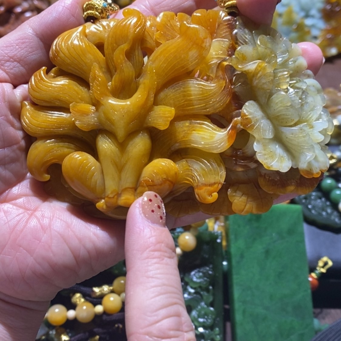 【闪购商品】岫玉毛衣链未镶嵌