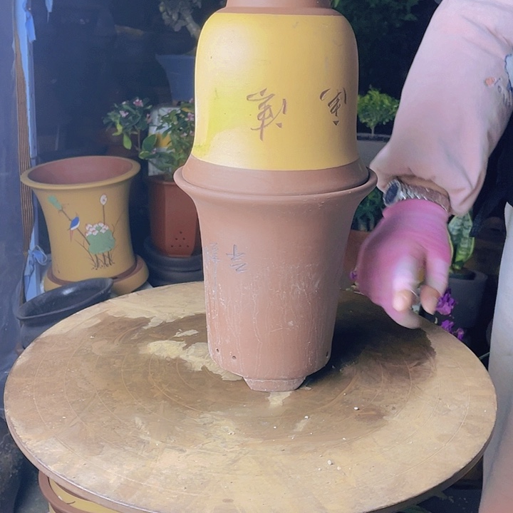 紫砂宜兴紫砂花盆40