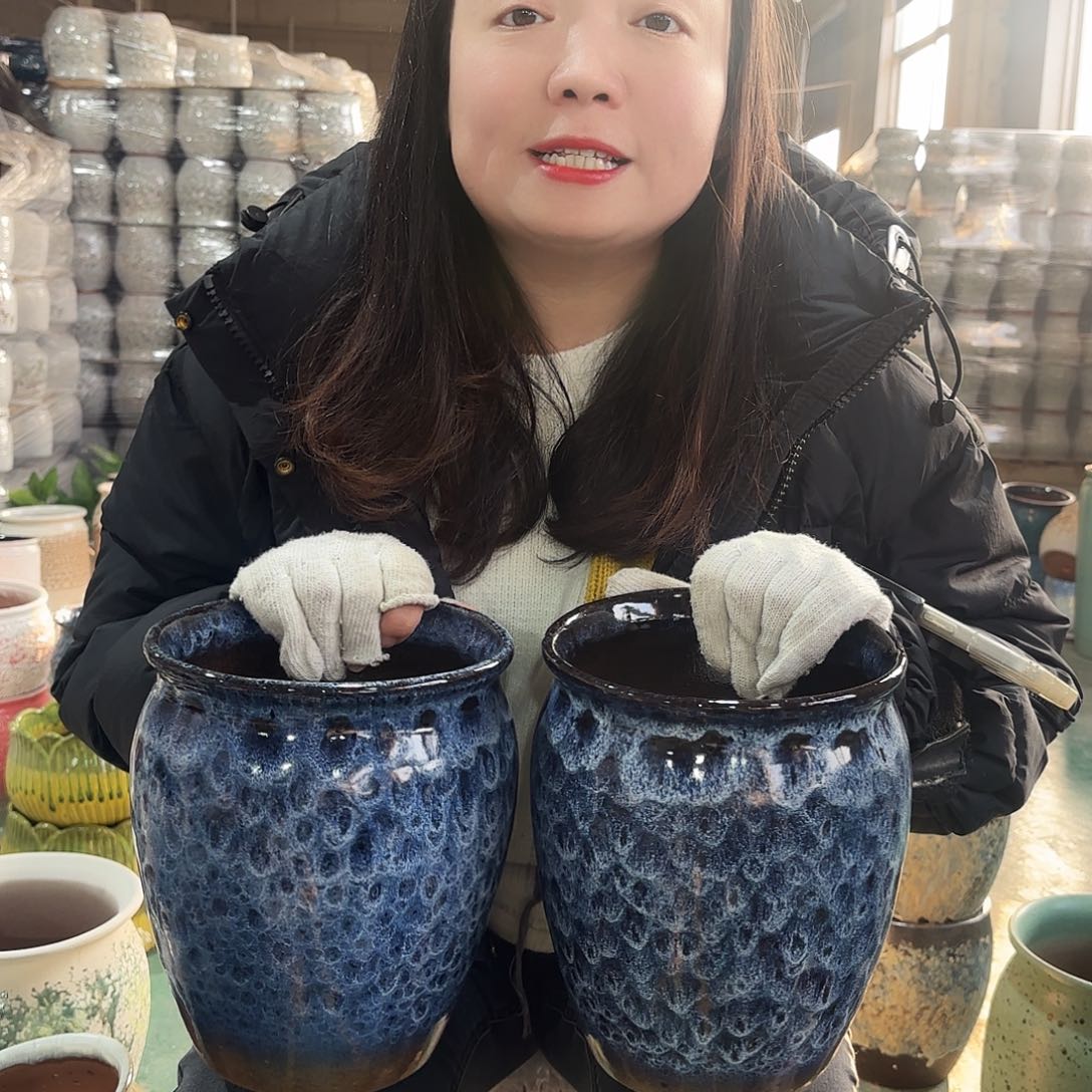 正品两个高21/17红陶