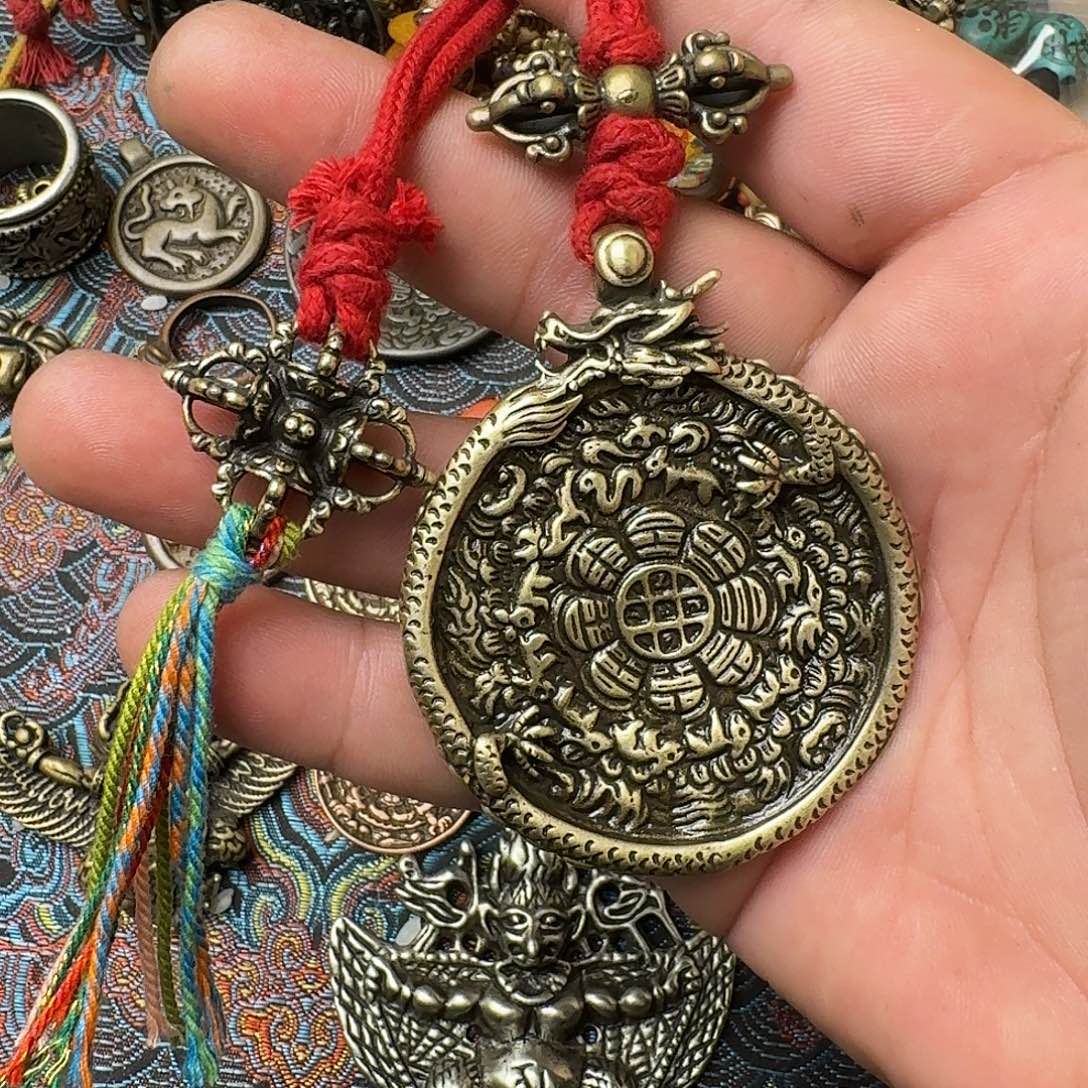 顺***4藏式风格九宫八卦牌