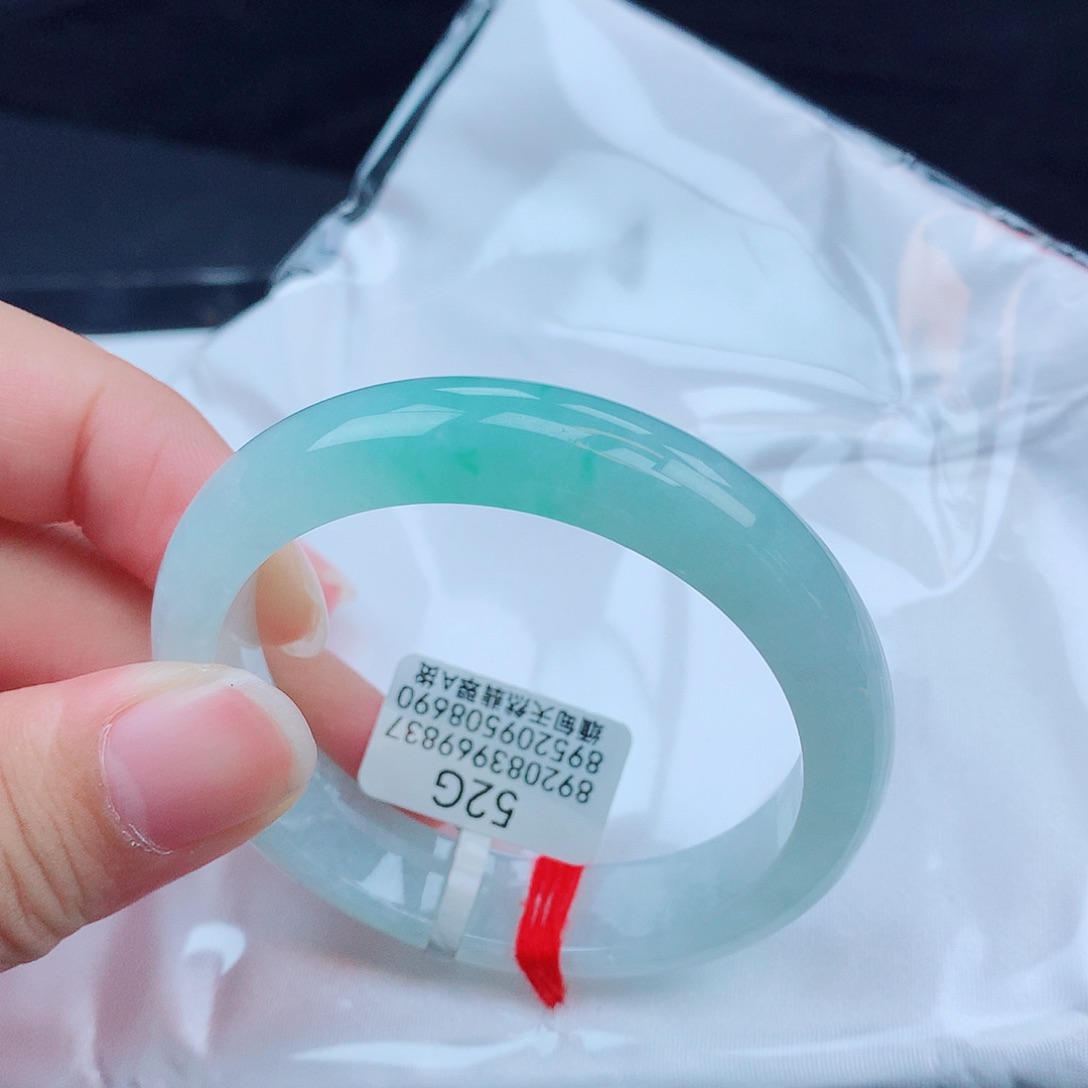 翡翠手镯未镶嵌天然缅甸翡翠A货手镯 