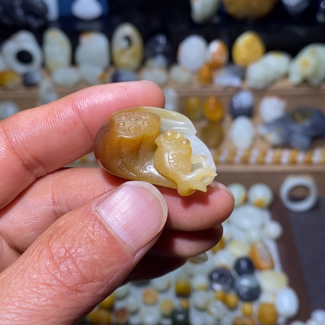 和田玉吊坠(不含链)未镶嵌