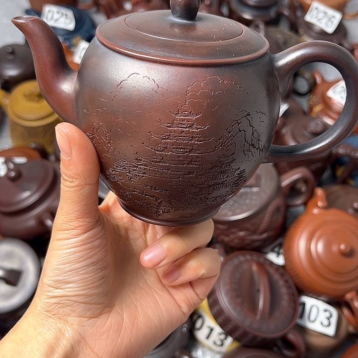 紫砂茶壶紫砂微瑕