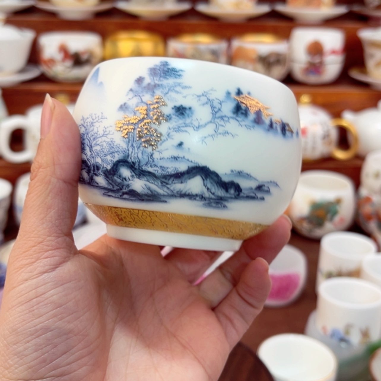 【闪购商品】高货羊脂玉瓷陶瓷茶具