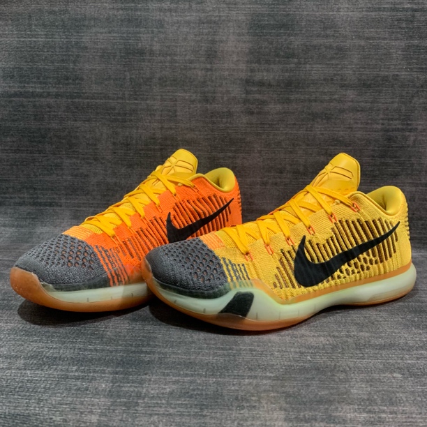 45码/ZF福利 科比10 Elite Low Chester 日落大道 九九新 篮球鞋