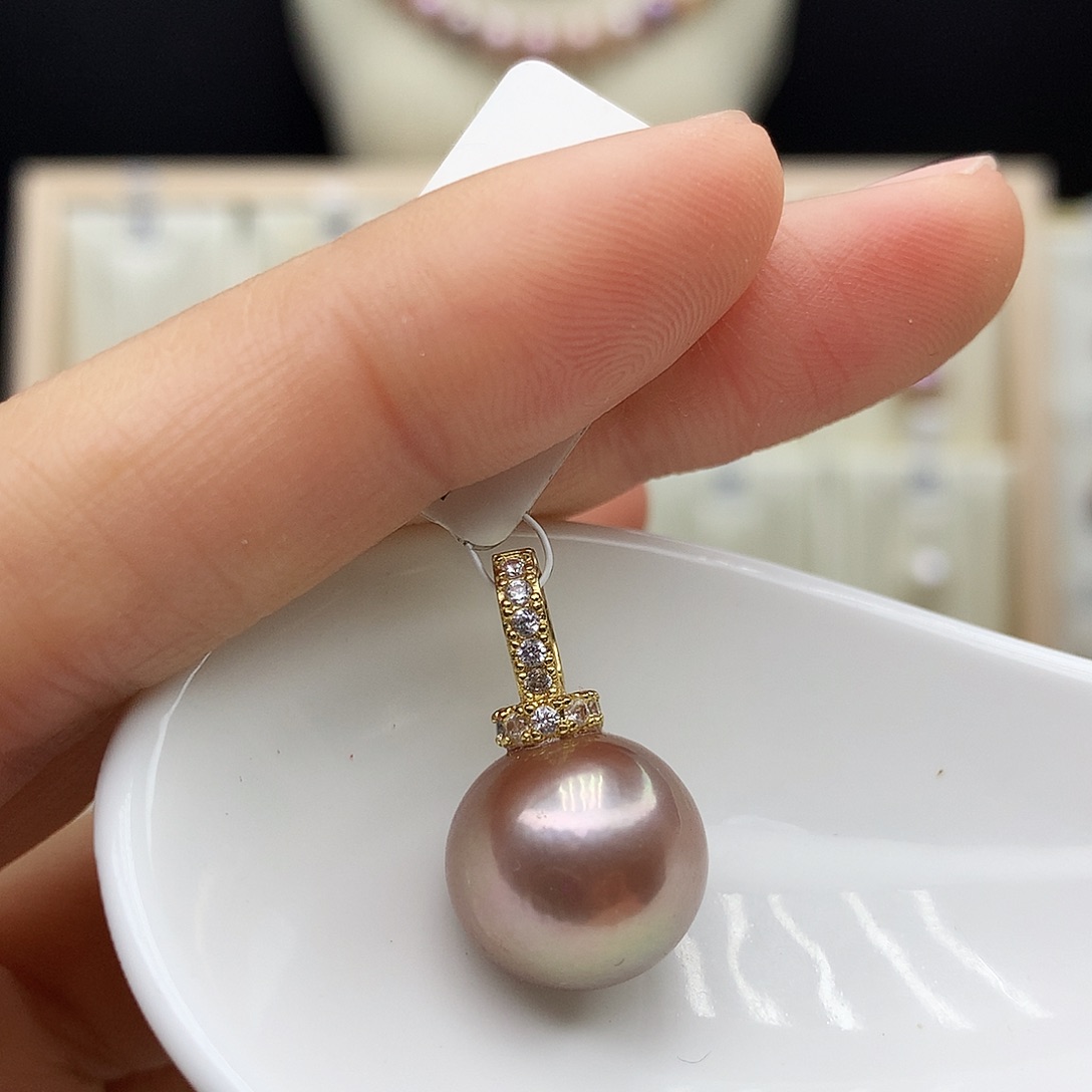 淡水珍珠颈饰合金