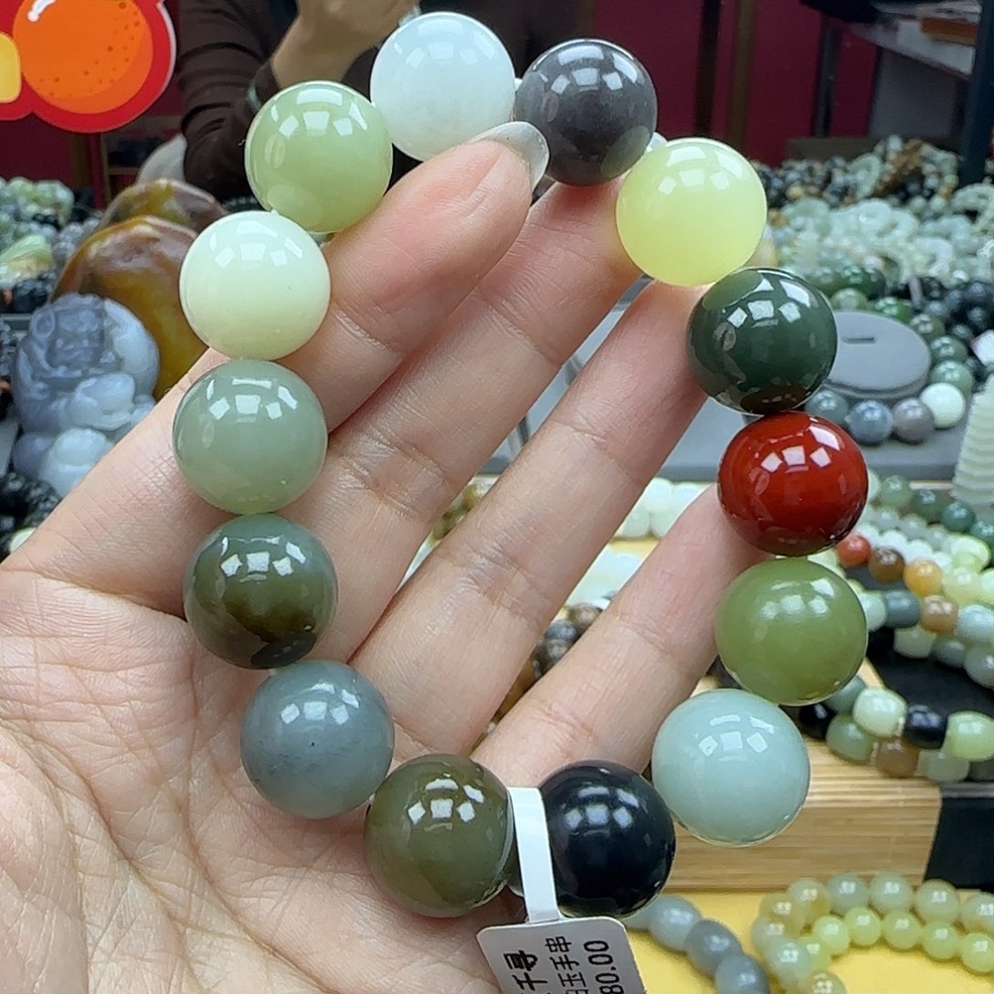 和田玉手链未镶嵌