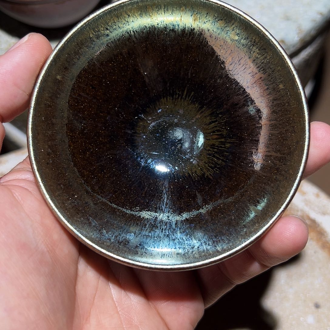 茶盏叶新奴龙窑行知建