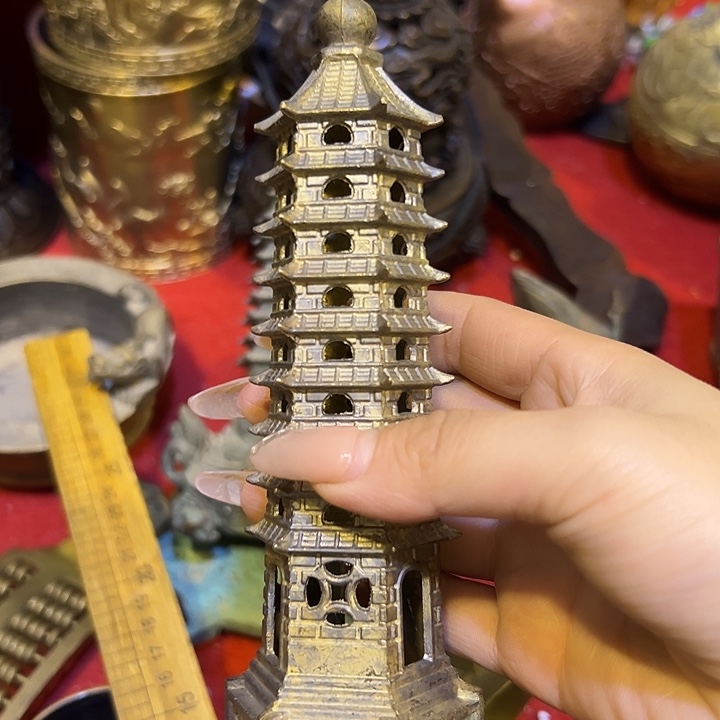 黄铜摆件，文房工艺品摆件