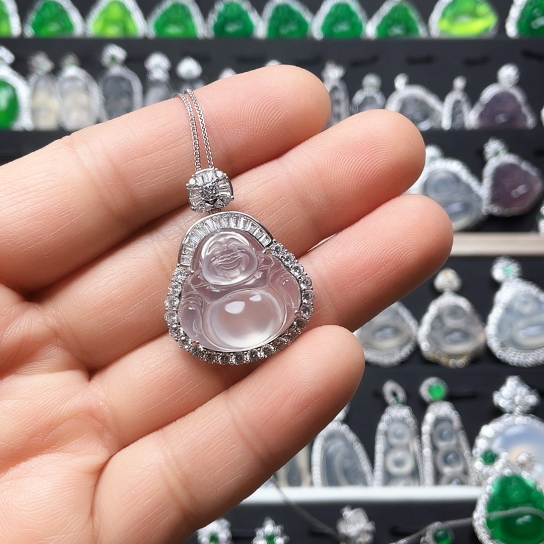 玛瑙/玉髓颈饰银S925镶嵌