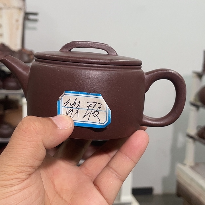 紫砂茶壶60目紫泥汉瓦240cc
