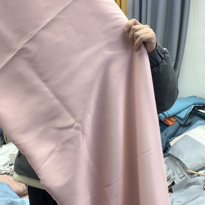 棉2米×2米单片窗帘粉色