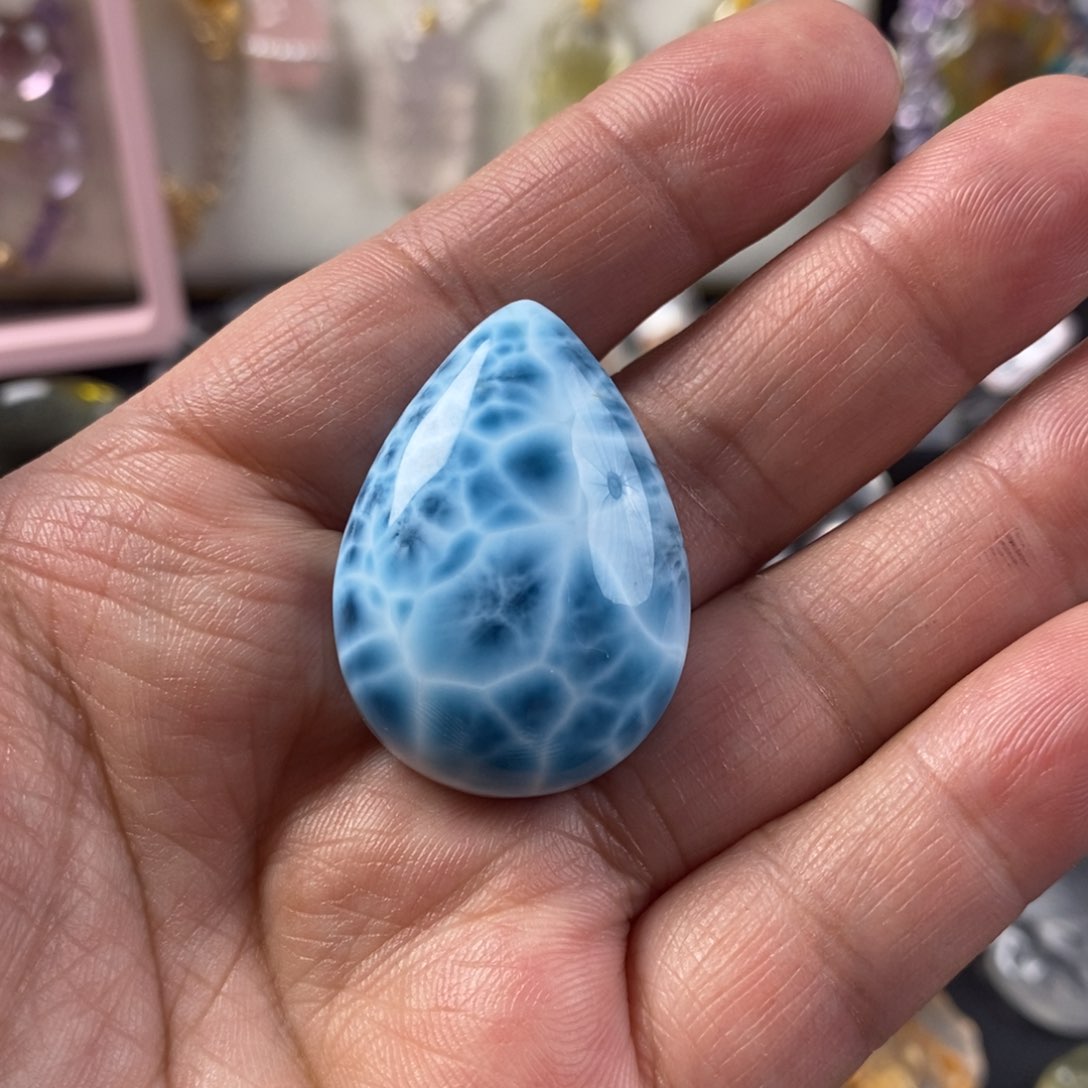 针钠钙石（海纹石）吊坠(赠链)未镶嵌