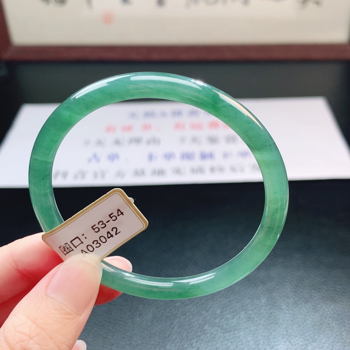 翡翠未镶嵌手镯翡翠手镯94