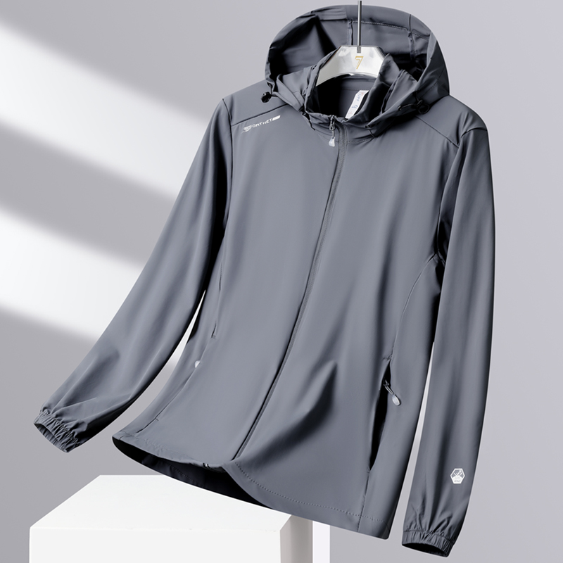 雅鹿优选男装冰丝防晒衣夏季弹力透气钓鱼防晒服薄款户外休闲外套