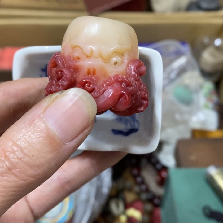 瓷中古工艺品一件