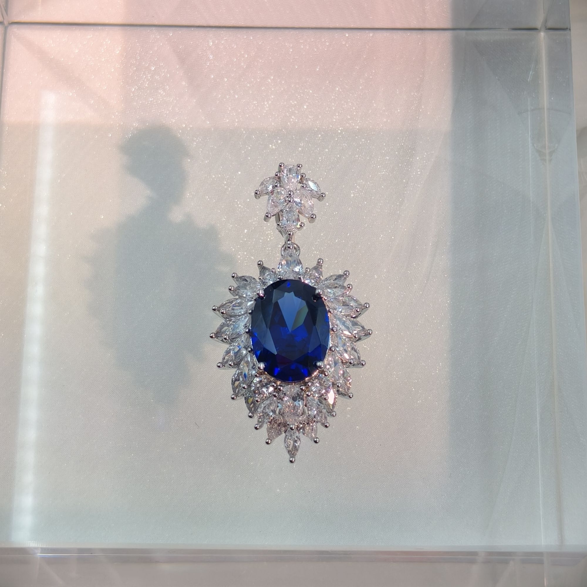 [粉丝专属]高奢臻品蓝色吊坠XKZF113