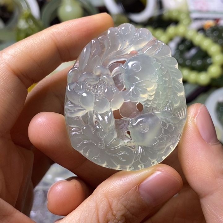 岫玉岫玉挂件未镶嵌