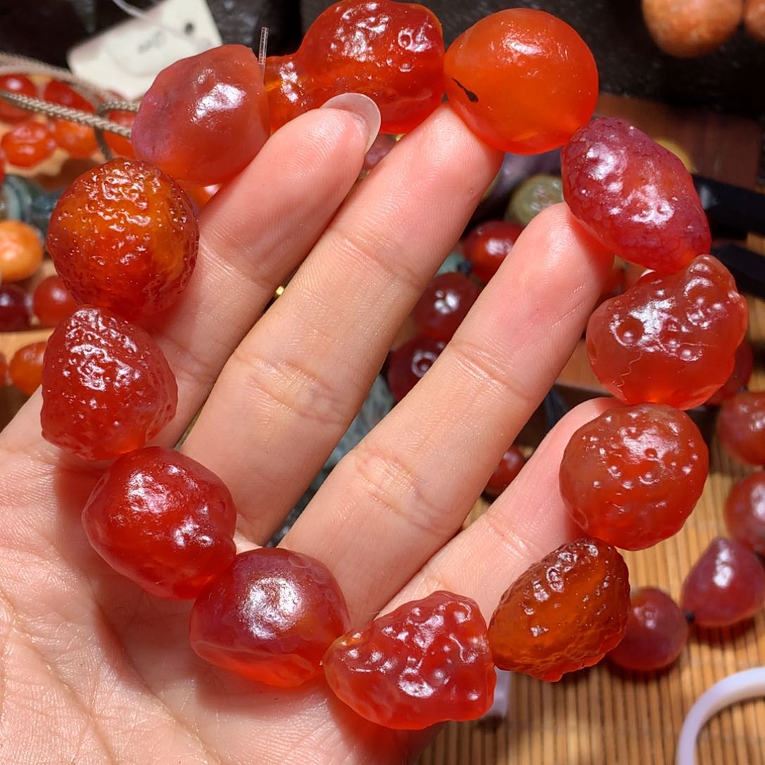 未镶嵌玛瑙/玉髓珠宝半成品