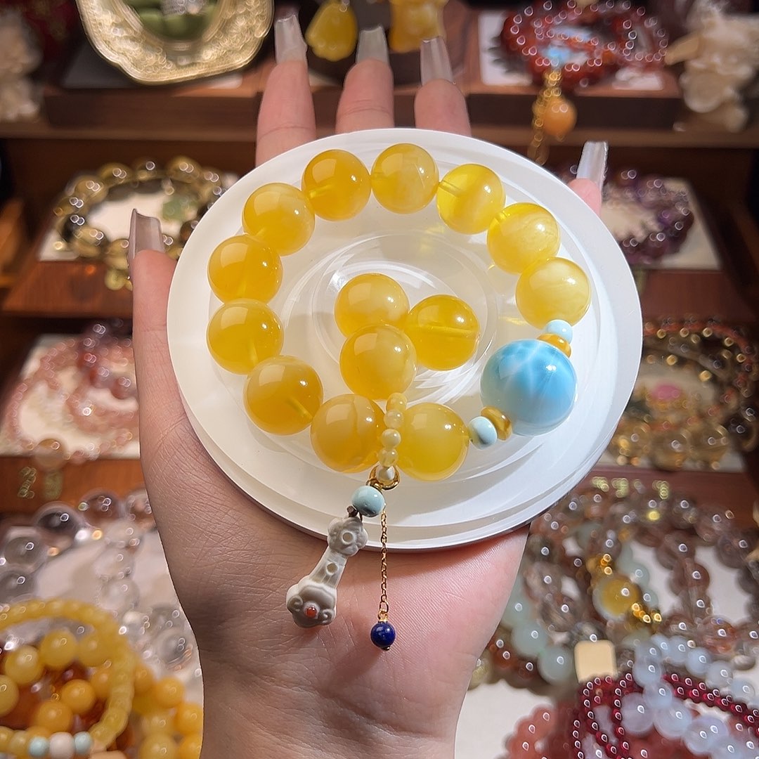 源***儿手链水晶未镶嵌手串