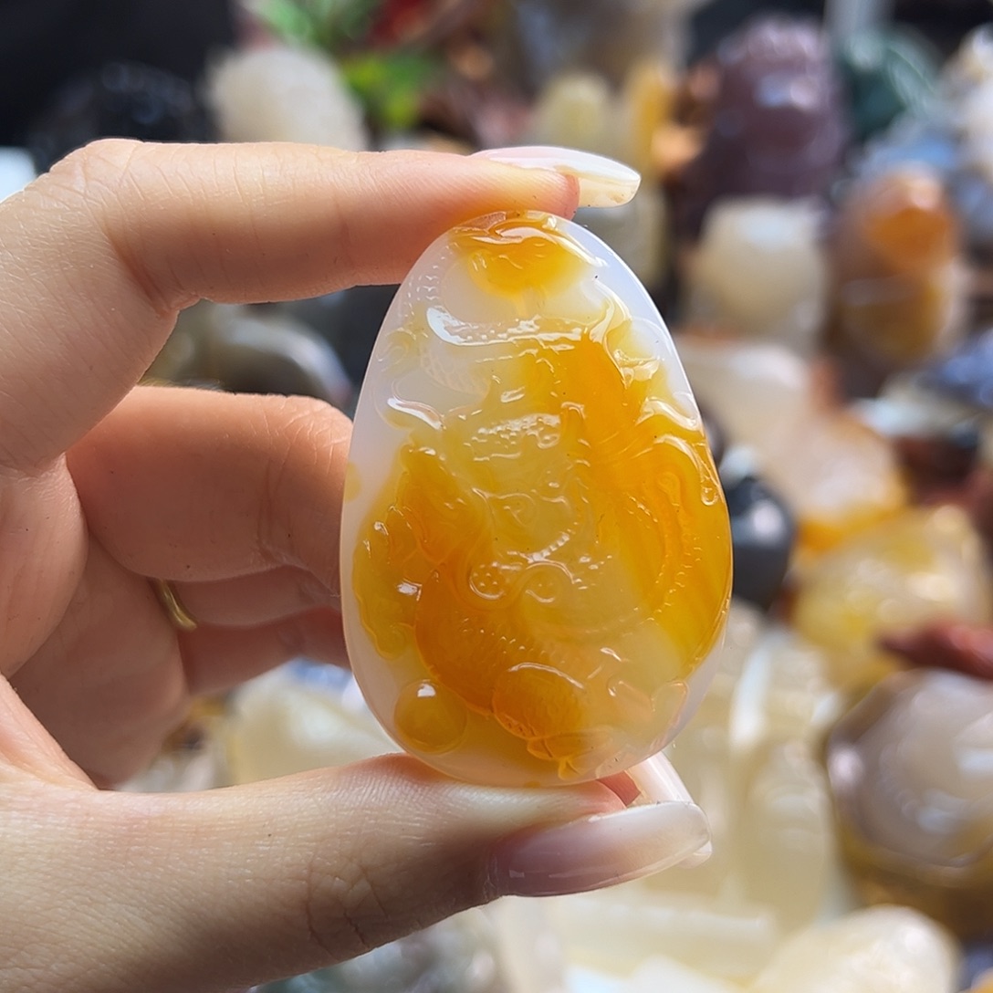 玛瑙/玉髓未镶嵌颈饰