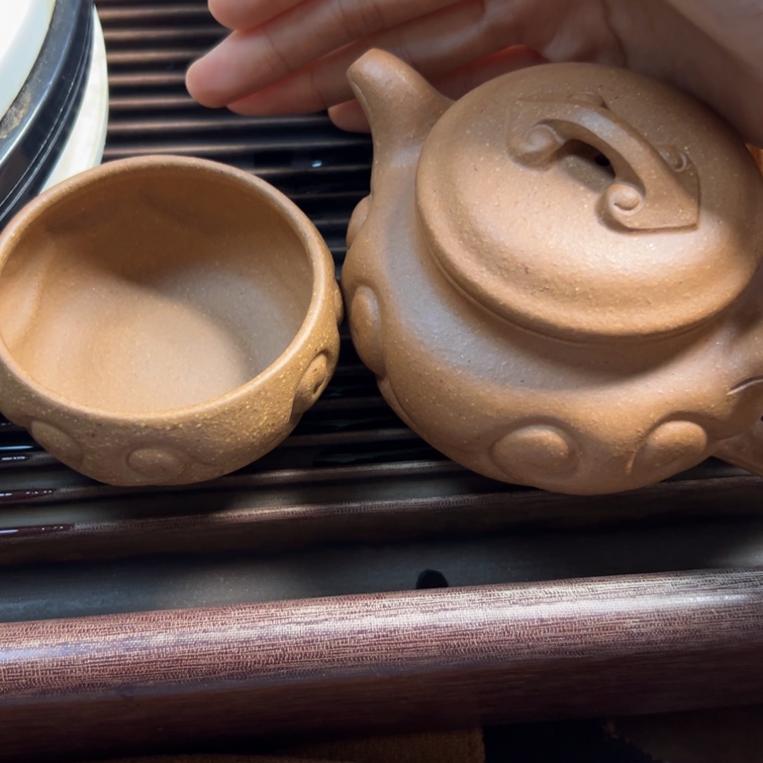 茶壶紫砂@***倍老段泥如意仿古200