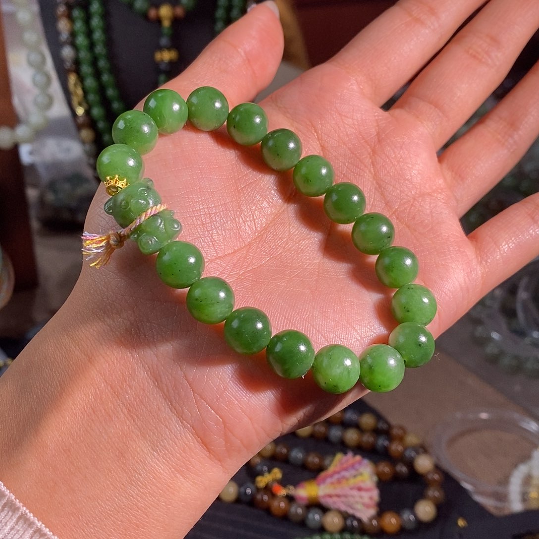 和田玉未镶嵌手链