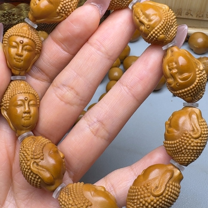 手串/手链橄榄核佛头