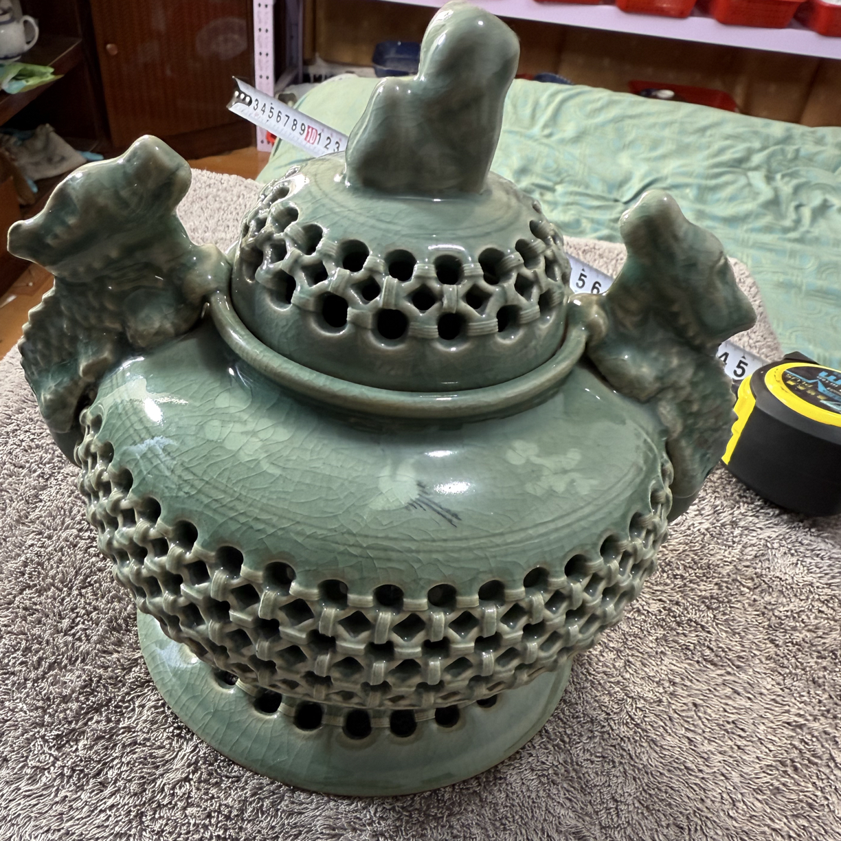 28号商品 青瓷 名家 香炉