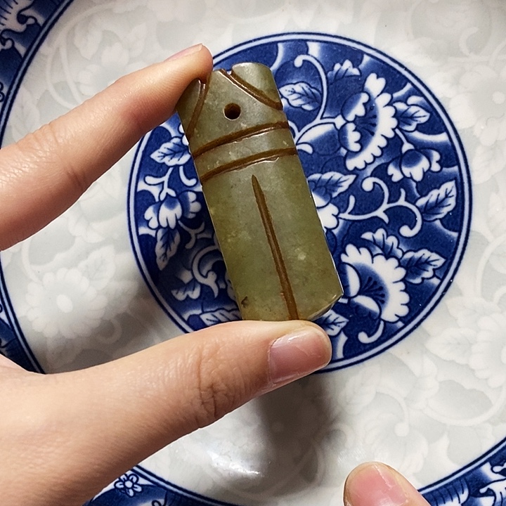 瓷片瓷片瓷器摆件1个