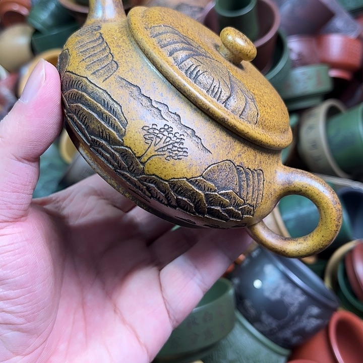 紫砂茶杯全手工紫砂主人杯