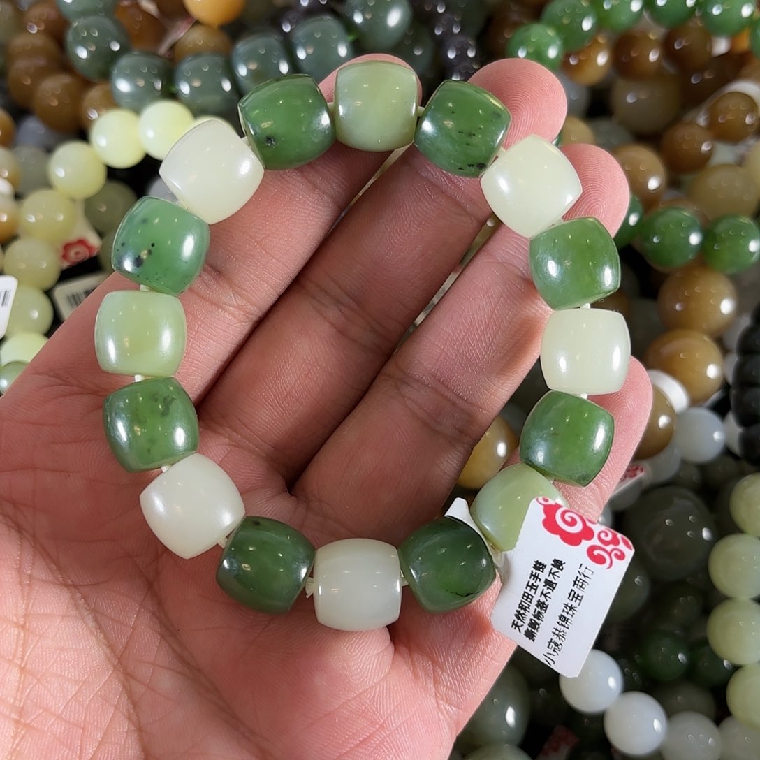 和田玉手链未镶嵌W420