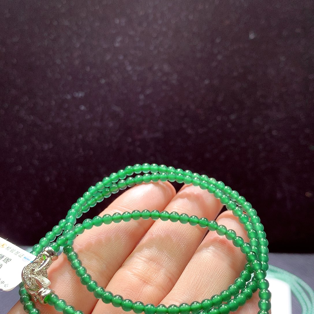 翡翠手链未镶嵌项链