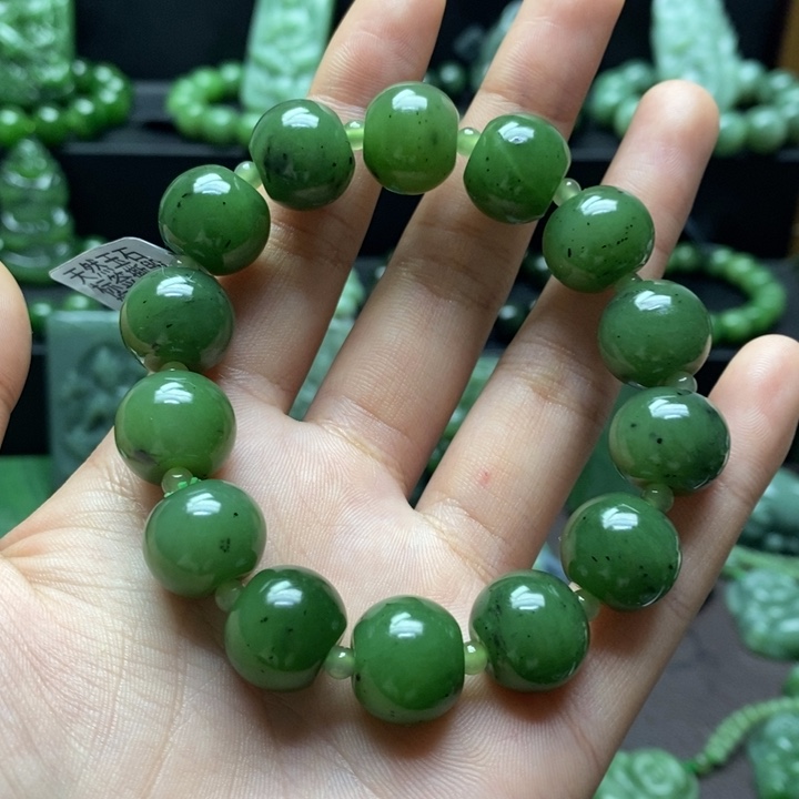 和田玉手串未镶嵌