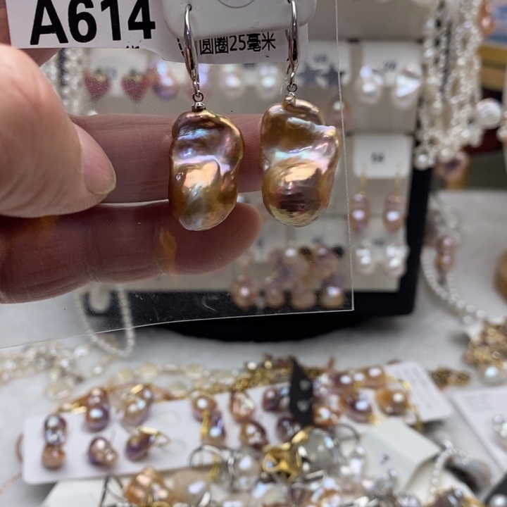 淡水珍珠钛钢颈饰614